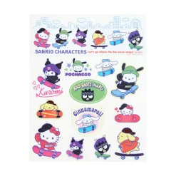 Japan Original Sanrio Characters 13-pc Sticker Sheet (Sk8r Squad Series)