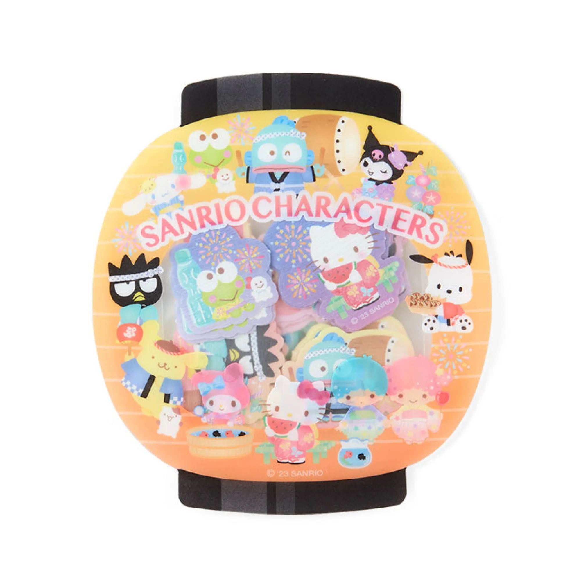 Japan Original Sanrio Characters 30-Piece Summer Lantern Mini Sticker Pack
