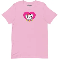 Printful Spottie Dottie Pink Heart T-Shirt