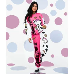BIOWORLD Spottie Dottie x Dumbgood Puff Print Sweatpants