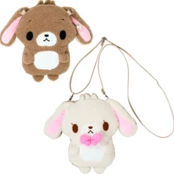 Japan Original Sugarbunnies Plush Mini Crossbody Bag (Heisei Fluffy Heart Series)