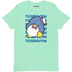 Printful Tuxedosam Watashi Wa T-Shirt (Mint)