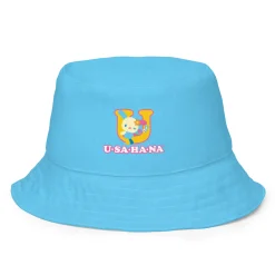 Printful U*SA*HA*NA Daisy Patchwork Reversible Bucket Hat