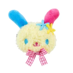 Japan Original U*SA*HA*NA Plush Hair Clip (Gingham Bow)