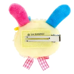 Japan Original U*SA*HA*NA Plush Hair Clip (Gingham Bow)