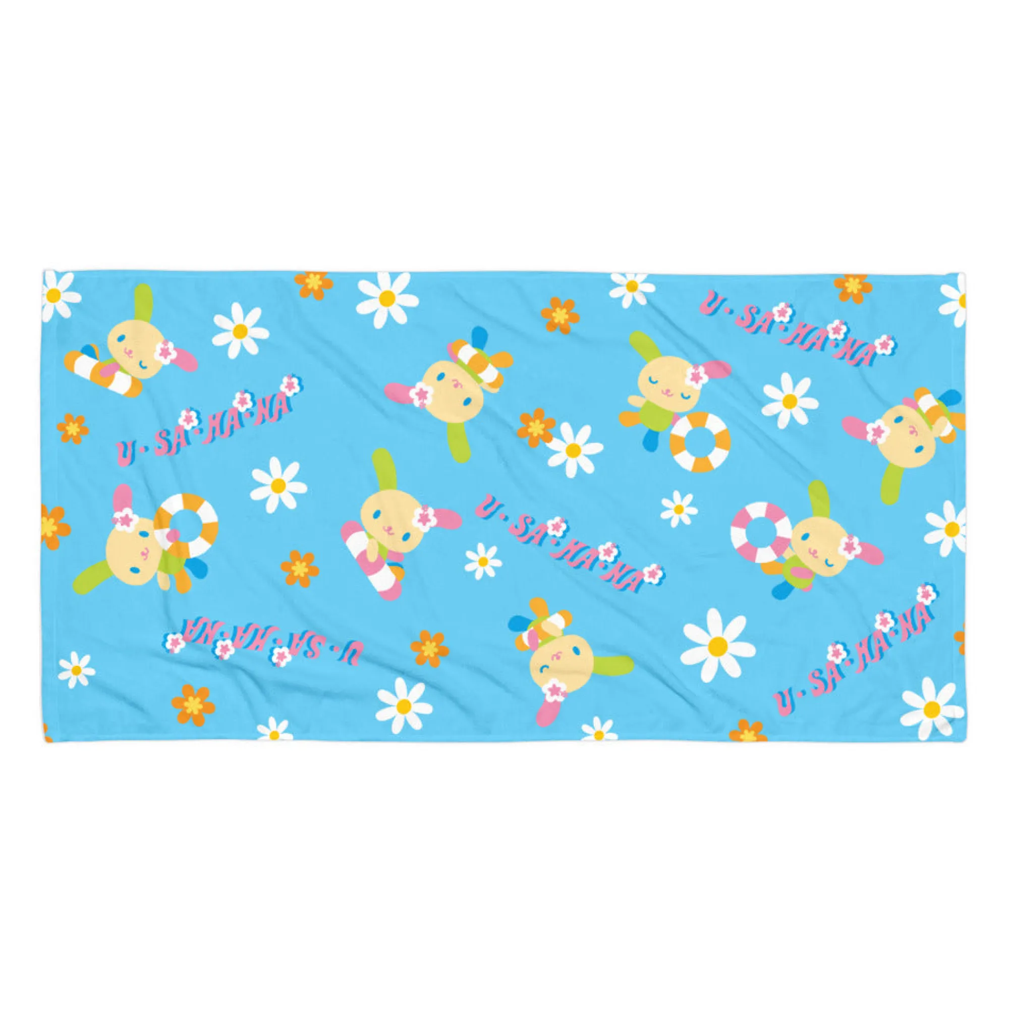 Printful U*SA*HA*NA Pool Party Beach Towel