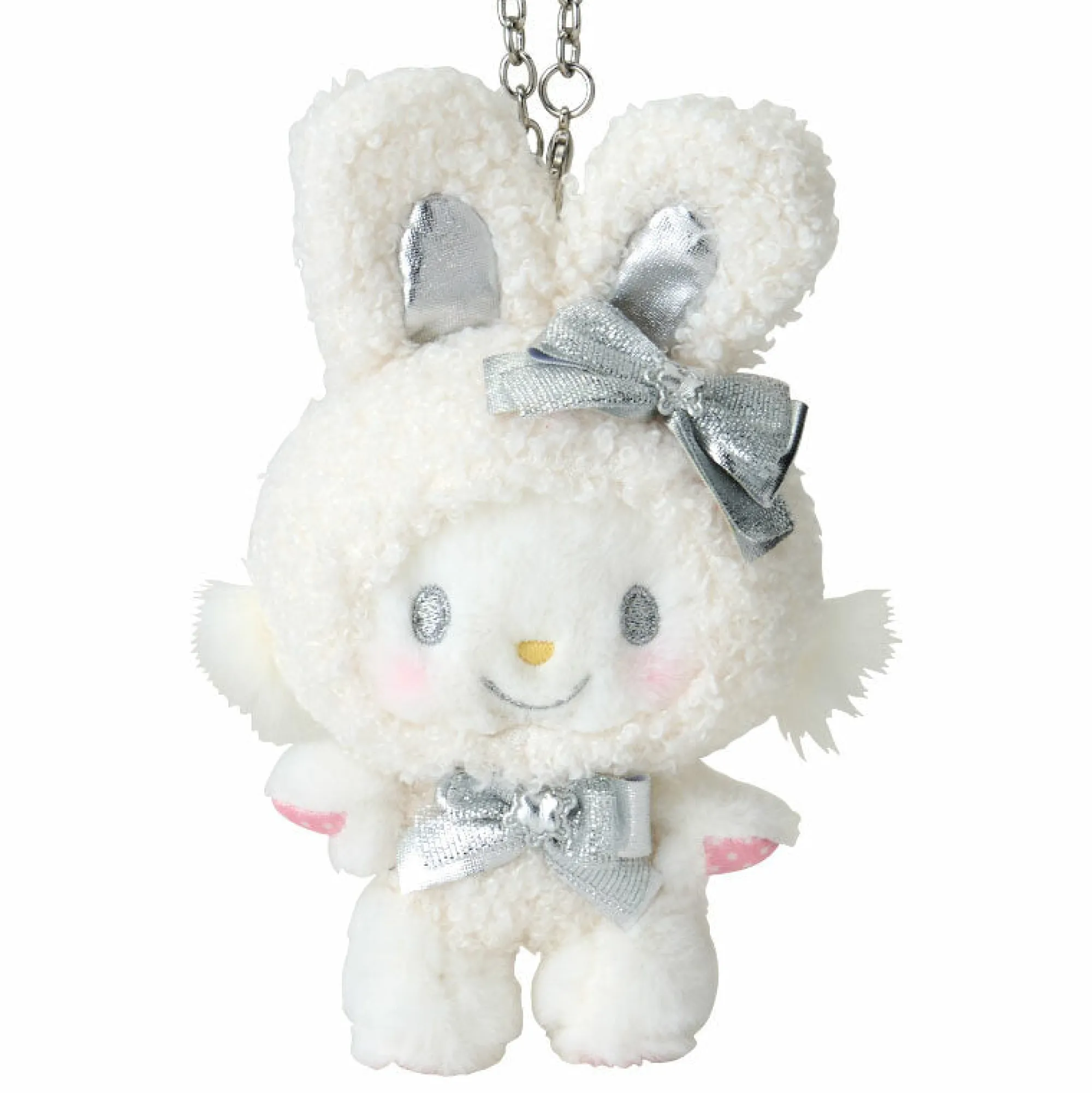 Japan Original Wish me mell Plush Mascot Bag Charm (Snow Bunny Series)