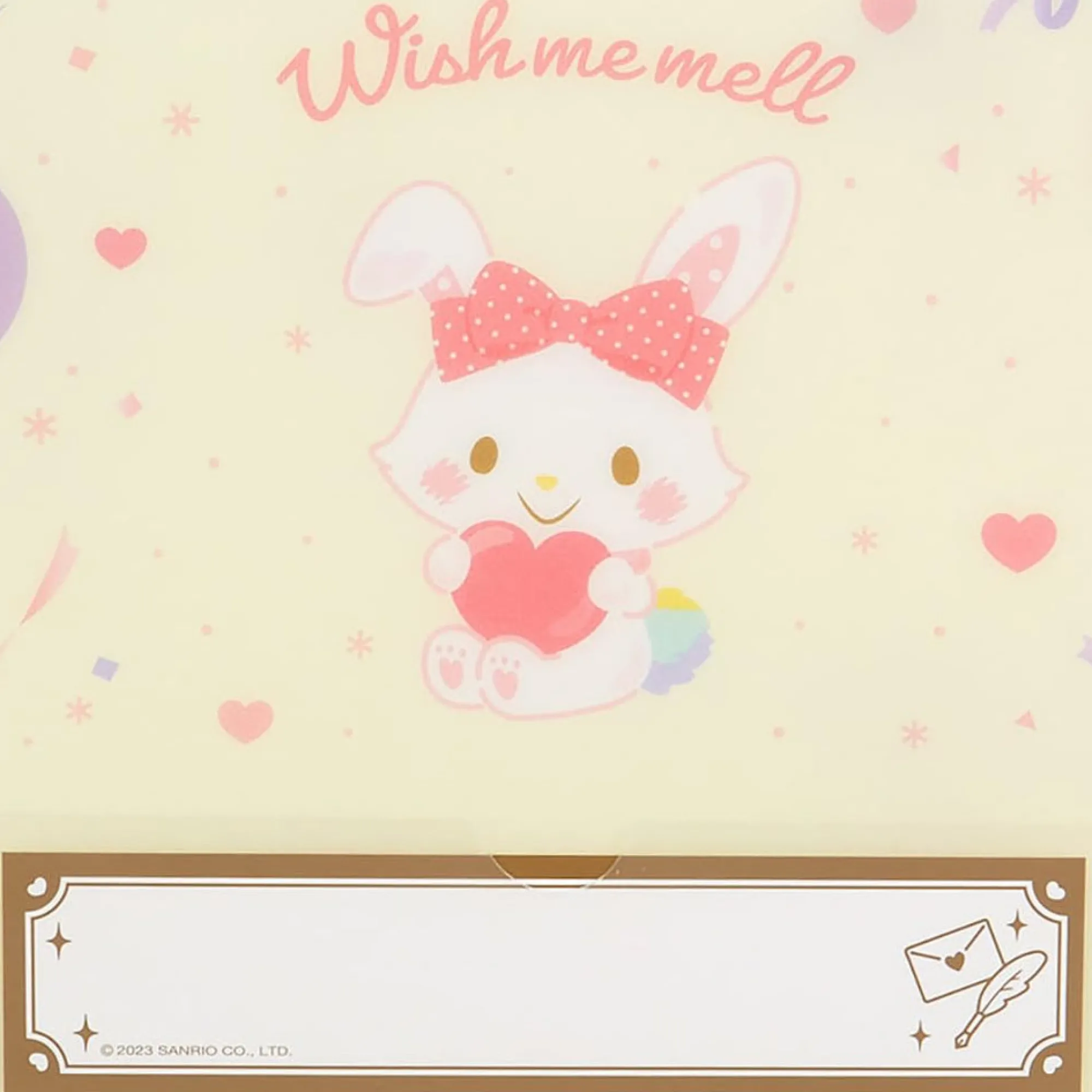 Japan Original Wish me mell Ticket File Folder